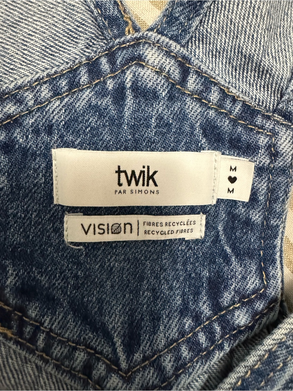 Twik by Simons Blue 100% Cotton Denim Overalls - Picture 3 of 4